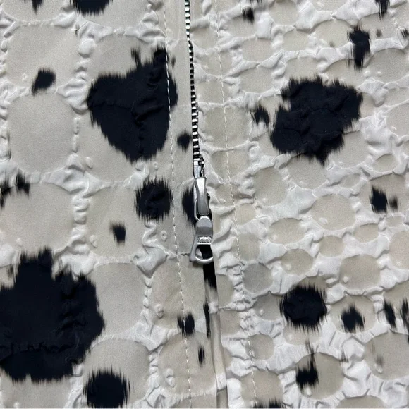 Dries Van Noten hooded animal print cloque coat size XS Fall 2022 jacket luxury - Picture 7 of 9